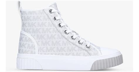 michael kors gertie high-top|Michael Kors canvas sneakers.